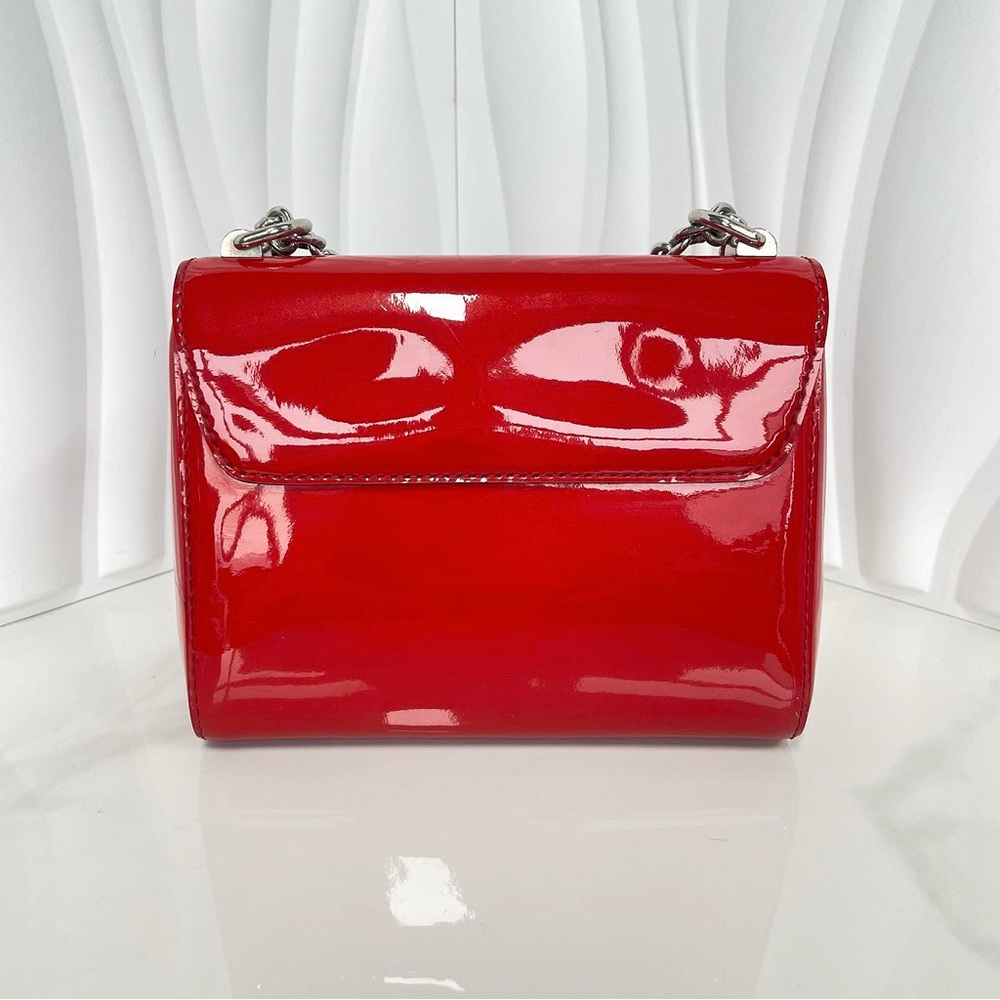 Louis Vuitton Red Patent Leather Twist Bag - Picture 2 of 12